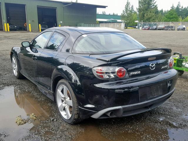 JM1FE173240133074 - 2004 MAZDA RX8 BLACK photo 3