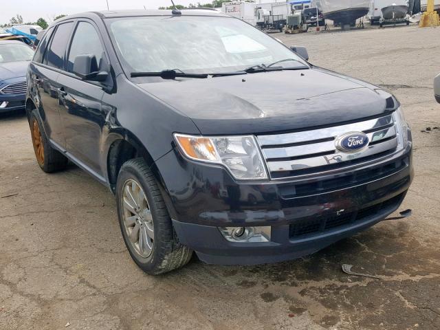 2FMDK3JC3ABB68619 - 2010 FORD EDGE SEL BLACK photo 1