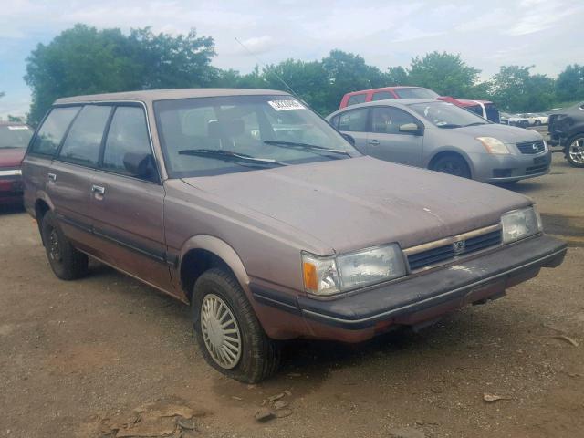 JF2AN53B9HE488932 - 1987 SUBARU GL 4WD BROWN photo 1