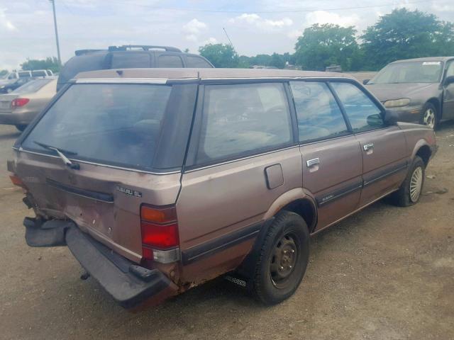 JF2AN53B9HE488932 - 1987 SUBARU GL 4WD BROWN photo 4