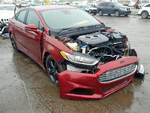 3FA6P0K95DR118459 - 2013 FORD FUSION TIT BURGUNDY photo 1