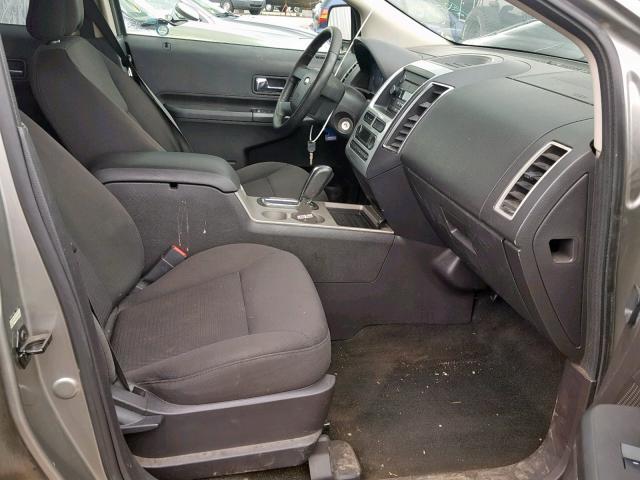 2FMDK48C48BB15501 - 2008 FORD EDGE SEL GRAY photo 5