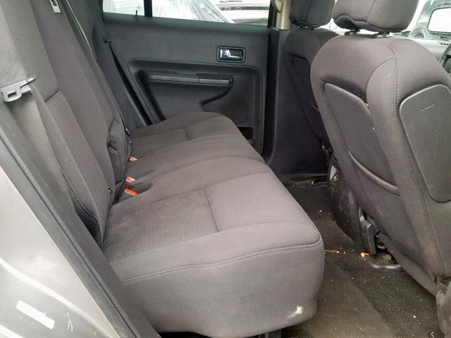 2FMDK48C48BB15501 - 2008 FORD EDGE SEL GRAY photo 6