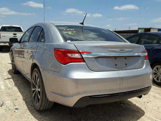 1C3CCBBB0DN538872 - 2013 CHRYSLER 200 TOURIN SILVER photo 3