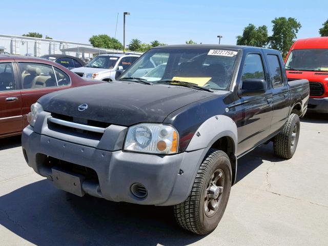 1N6ED27T63C449799 - 2003 NISSAN FRONTIER C BLACK photo 2