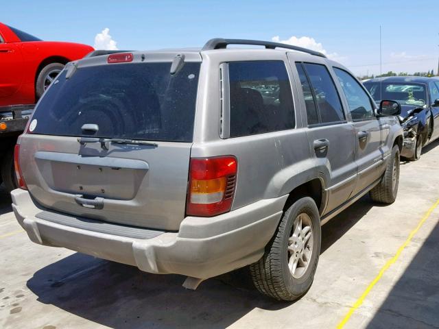 1J4GX48N42C206340 - 2002 JEEP GRAND CHER GOLD photo 4