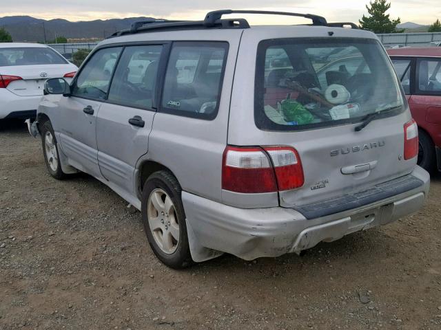 JF1SF65601H725811 - 2001 SUBARU FORESTER S SILVER photo 3