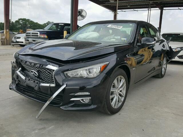 JN1CV7APXGM200649 - 2016 INFINITI Q50 BASE BLACK photo 2