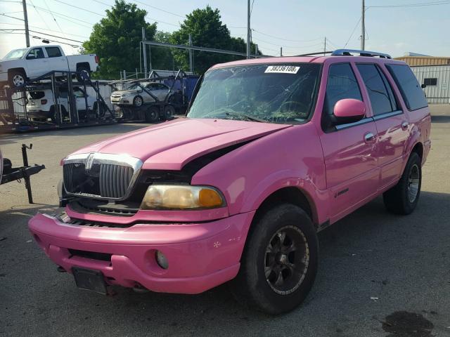 5LMFU28A6YLJ21254 - 2000 LINCOLN NAVIGATOR Қызғылт фото 2