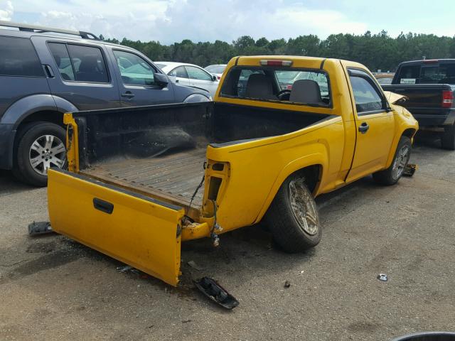 1GCCS148458283296 - 2005 CHEVROLET COLORADO YELLOW photo 4