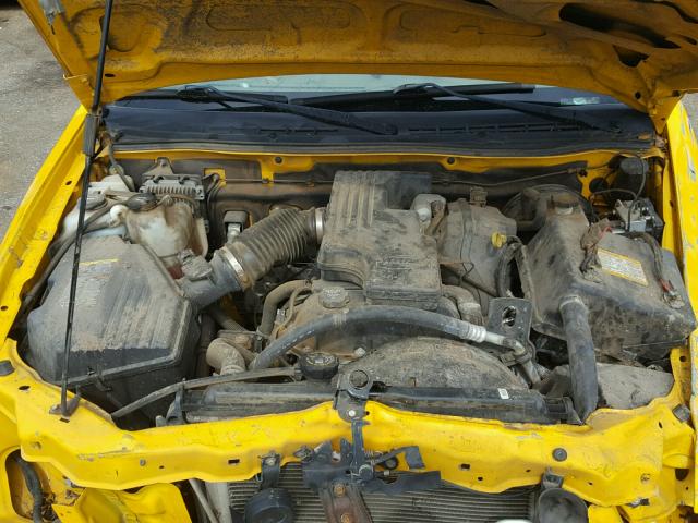 1GCCS148458283296 - 2005 CHEVROLET COLORADO YELLOW photo 7