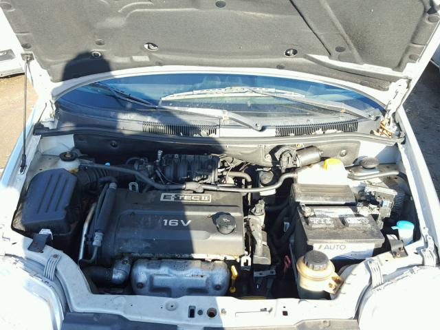 KL1TD56636B514648 - 2006 CHEVROLET AVEO BASE Gümüş foto 7