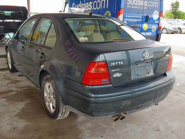 3VWSE69M93M161853 - 2003 VOLKSWAGEN JETTA GLS GREEN photo 3