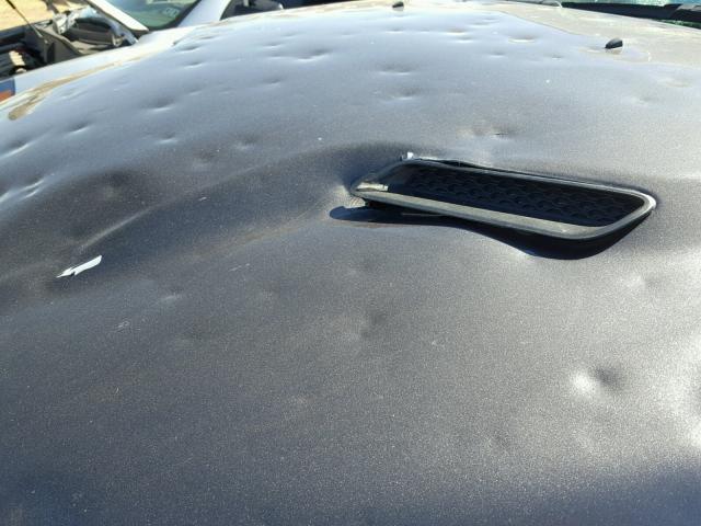 1C6RR7YT8GS363334 - 2016 RAM 1500 REBEL ნაცრისფერი ფოტო 9