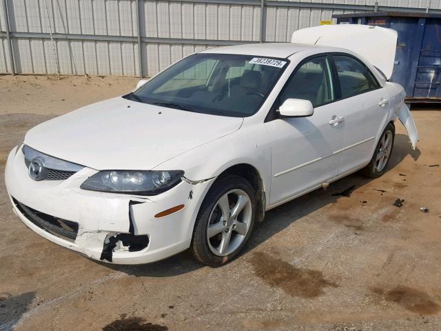 1YVHP80D065M63908 - 2006 MAZDA 6 S WHITE photo 2