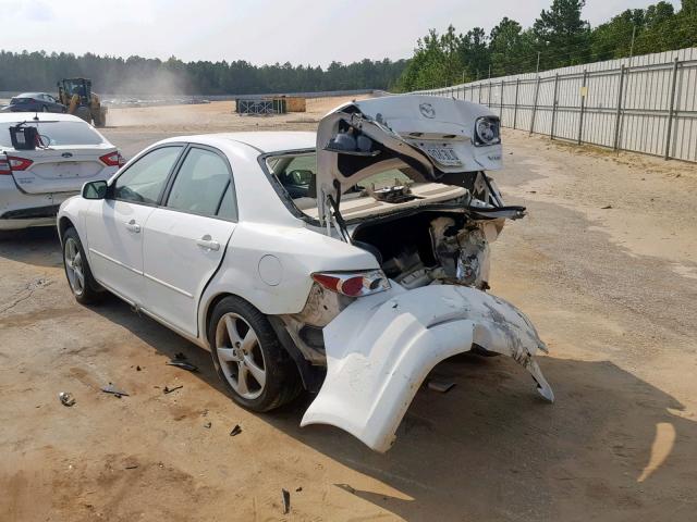 1YVHP80D065M63908 - 2006 MAZDA 6 S WHITE photo 3