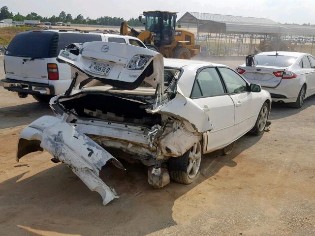 1YVHP80D065M63908 - 2006 MAZDA 6 S WHITE photo 4