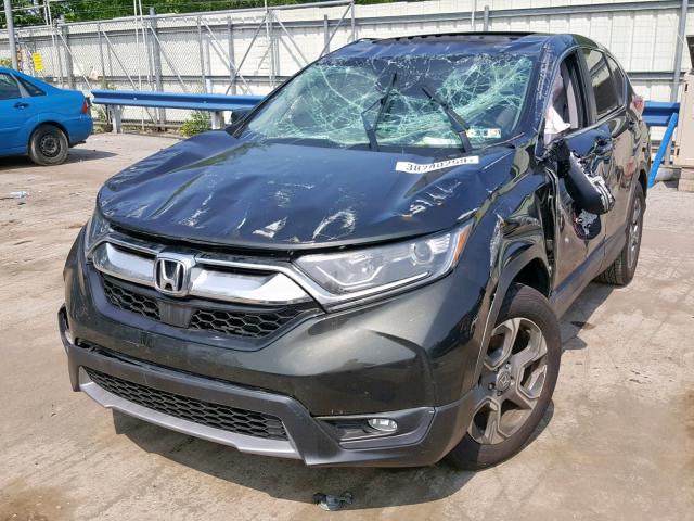 2HKRW2H87HH681526 - 2017 HONDA CR-V EXL BLACK photo 2