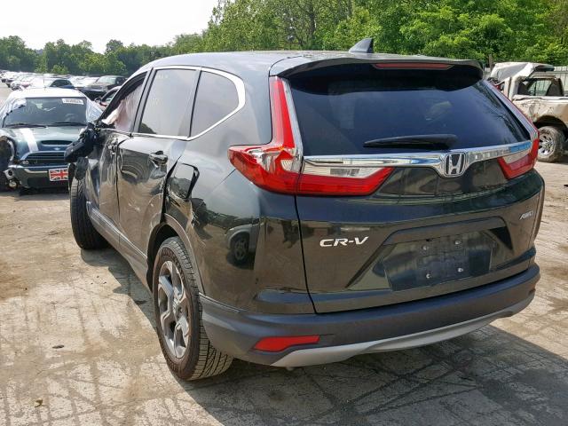 2HKRW2H87HH681526 - 2017 HONDA CR-V EXL BLACK photo 3