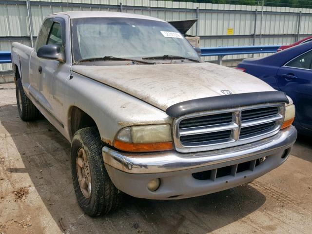 1B7GG22X51S255538 - 2001 DODGE DAKOTA GRAY photo 1