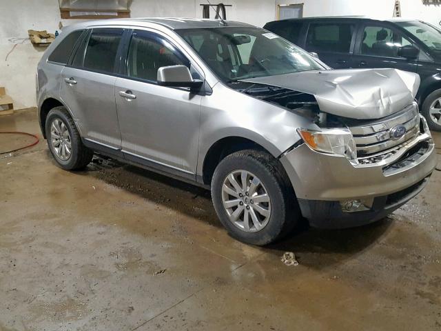 2FMDK38C68BA07360 - 2008 FORD EDGE SEL GRAY photo 1