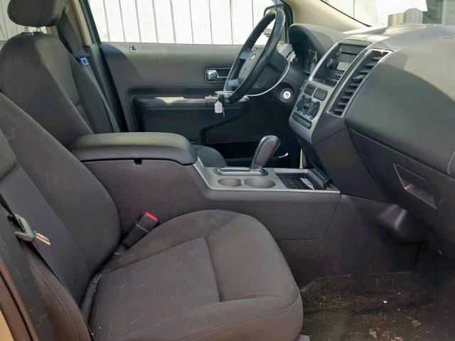 2FMDK38C68BA07360 - 2008 FORD EDGE SEL GRAY photo 5