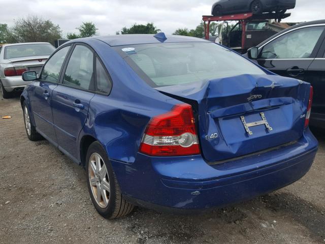 YV1MS382462154883 - 2006 VOLVO S40 2.4I BLUE photo 3