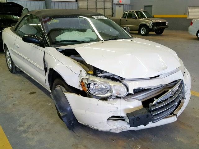 1C3EL75R55N624954 - 2005 CHRYSLER SEBRING GT WHITE photo 1