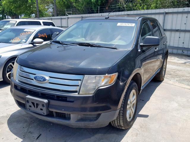 2FMDK46C47BB26323 - 2007 FORD EDGE SE BLACK photo 2