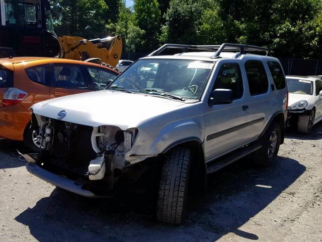 5N1ED28T62C518938 - 2002 NISSAN XTERRA XE SILVER photo 2