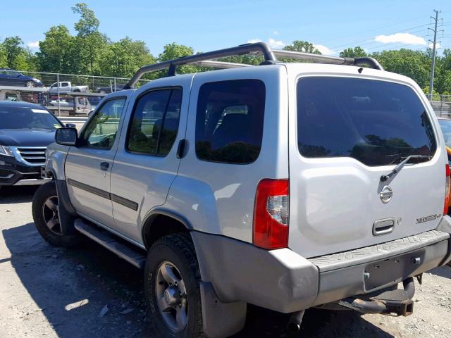 5N1ED28T62C518938 - 2002 NISSAN XTERRA XE SILVER photo 3