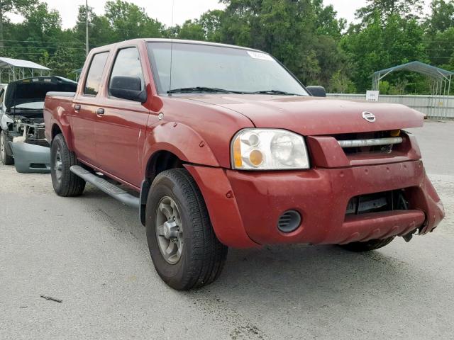 1N6ED27T84C400752 - 2004 NISSAN FRONTIER C RED photo 1