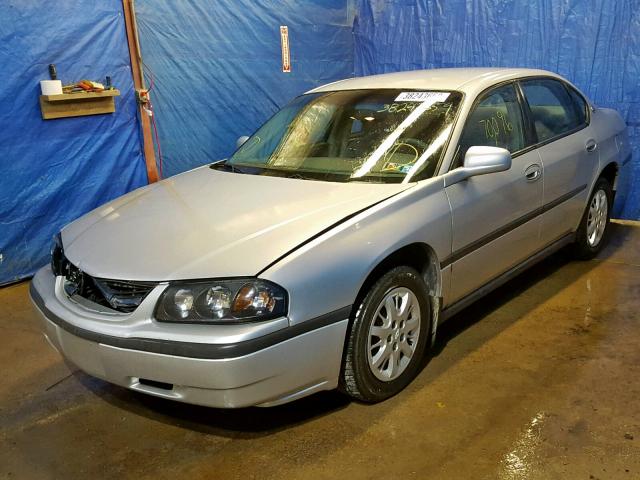 2G1WF52EX39310190 - 2003 CHEVROLET IMPALA SILVER photo 2