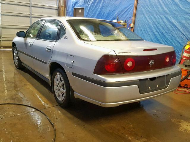 2G1WF52EX39310190 - 2003 CHEVROLET IMPALA SILVER photo 3