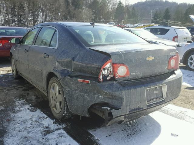 1G1ZG57B384204344 - 2008 CHEVROLET MALIBU LS 蓝色 照片 3
