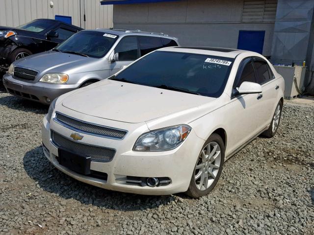 1G1ZE5E04CF323427 - 2012 CHEVROLET MALIBU LTZ თეთრი ფოტო 2