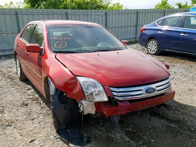 3FAFP08146R112687 - 2006 FORD FUSION SEL RED photo 1