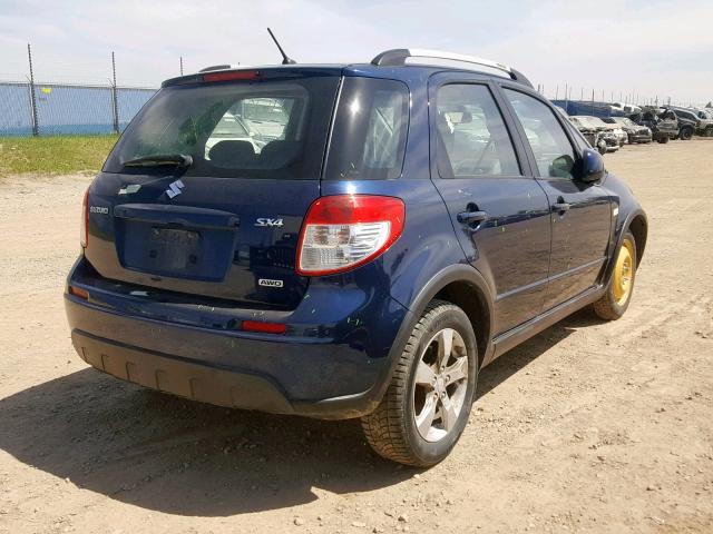 JS2YB5A79A6310707 - 2010 SUZUKI SX4 TOURIN BLUE photo 4