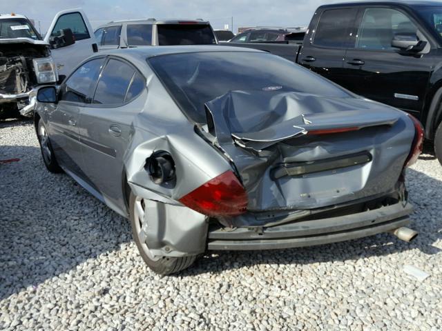 2G2WP552071102950 - 2007 PONTIAC GRAND PRIX GRAY photo 3