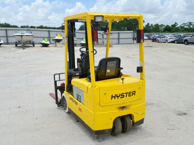 H160N02053X - 1999 HYST FORKLIFT YELLOW photo 3