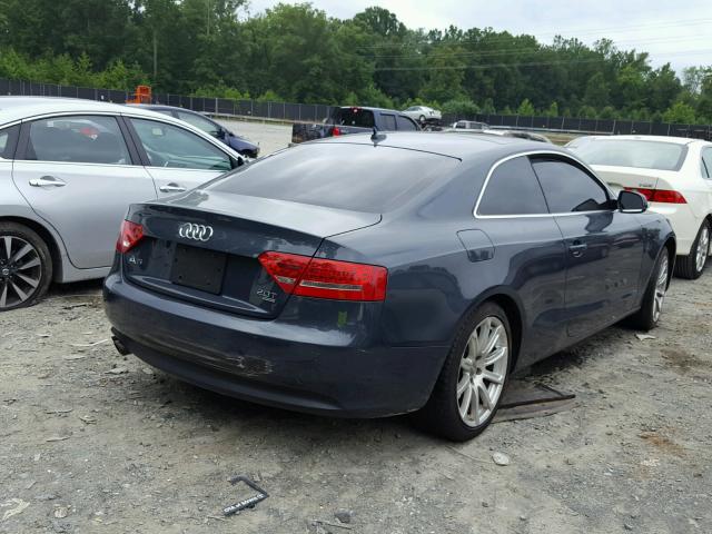 WAUVFAFR2BA015870 - 2011 AUDI A5 PRESTIG BLUE photo 4