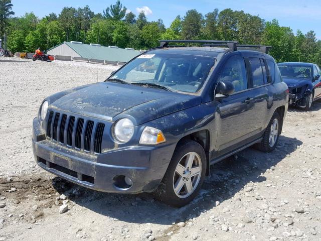 1J8FF47WX7D188564 - 2007 JEEP COMPASS CHARCOAL photo 2