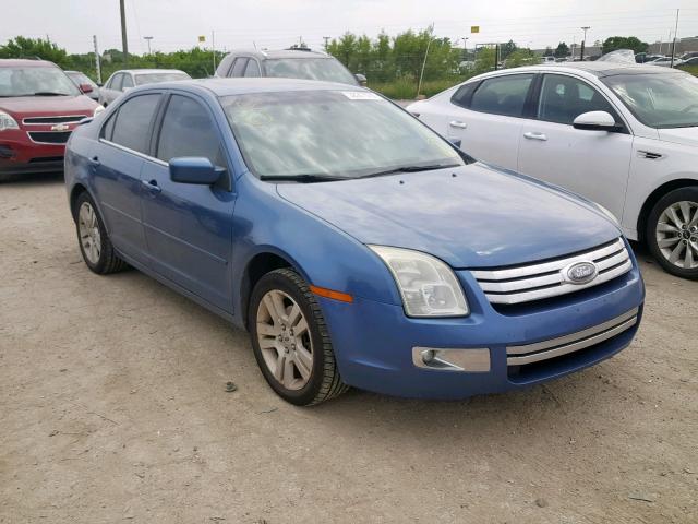 3FAHP08139R154801 - 2009 FORD FUSION SEL BLUE photo 1