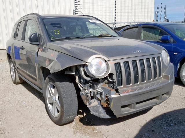 1J8FT47088D733375 - 2008 JEEP COMPASS SP ბეჟი ფოტო 1