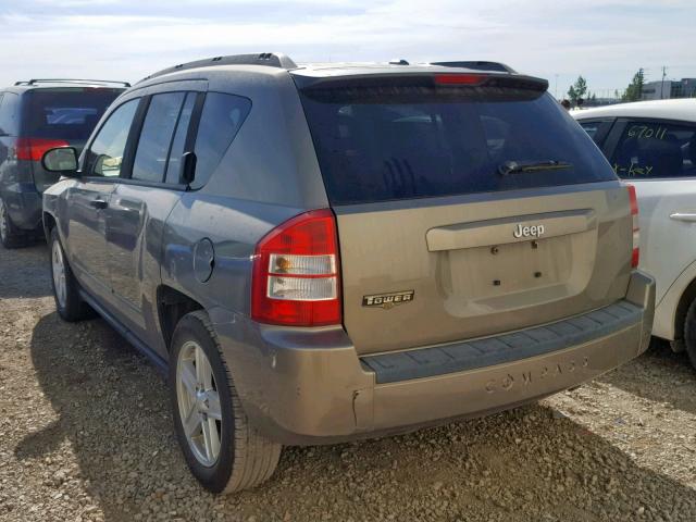 1J8FT47088D733375 - 2008 JEEP COMPASS SP ბეჟი ფოტო 3
