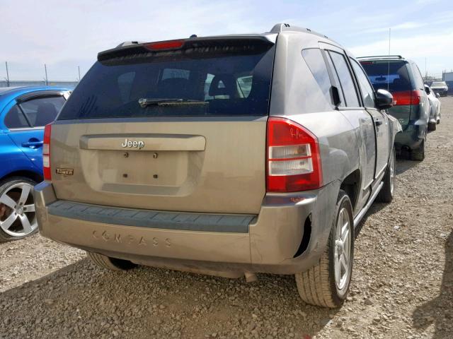 1J8FT47088D733375 - 2008 JEEP COMPASS SP ბეჟი ფოტო 4