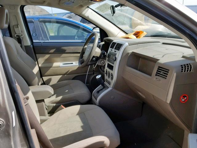 1J8FT47088D733375 - 2008 JEEP COMPASS SP ბეჟი ფოტო 5