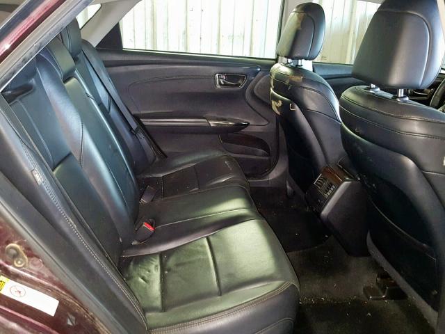 4T1BK1EB2FU145377 - 2015 TOYOTA AVALON XLE MAROON photo 6