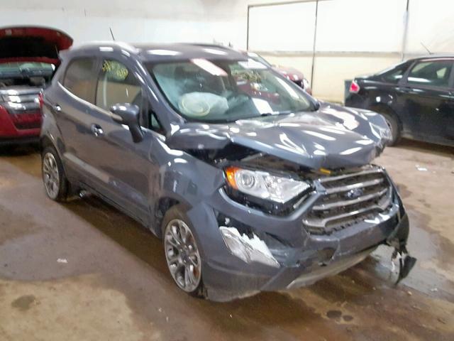 MAJ6P1WL2JC177135 - 2018 FORD ECOSPORT T GRAY photo 1