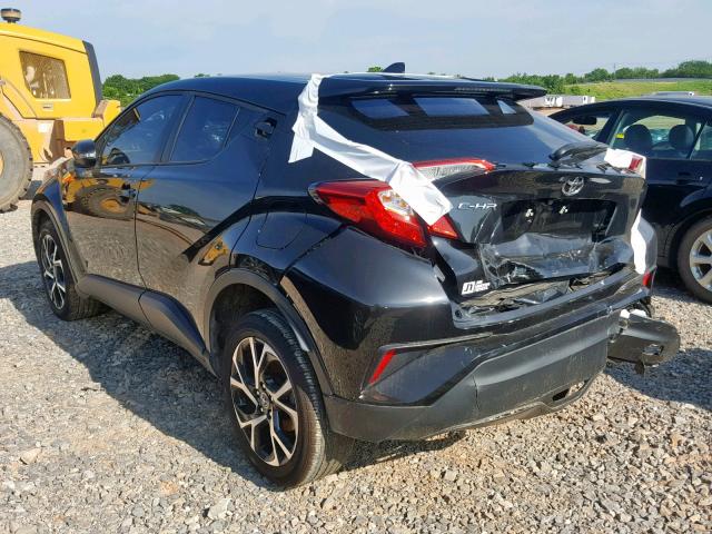 NMTKHMBX1JR036196 - 2018 TOYOTA C-HR XLE BLACK photo 3